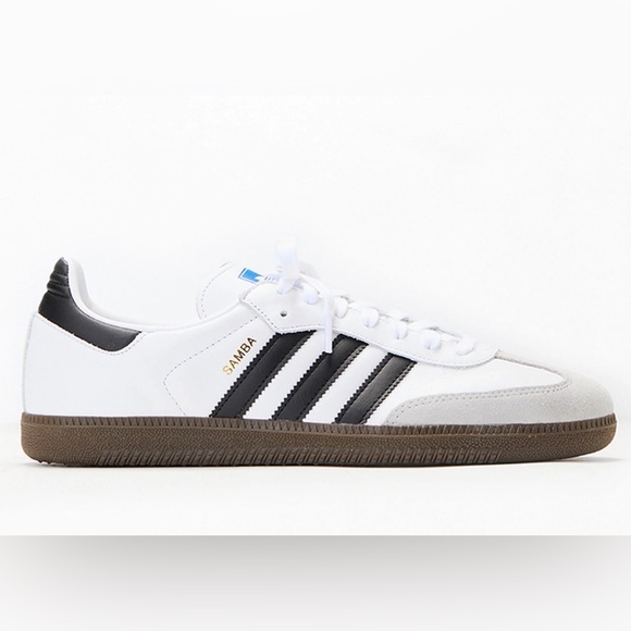 adidas Other - Adidas Samba OG Sneakers White Black Gum Sole Men’s Size 12